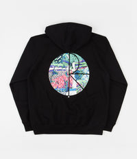 Polar Garden Fill Logo Hoodie - Black