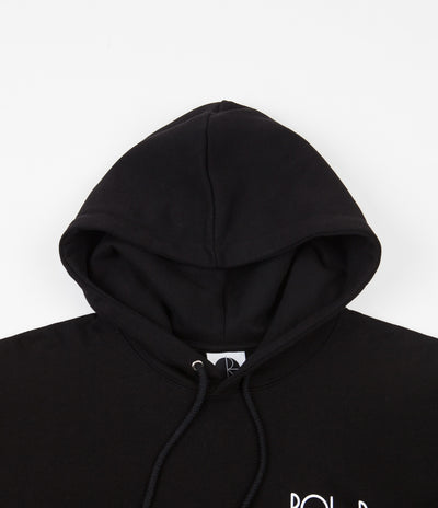 Polar Garden Fill Logo Hoodie - Black