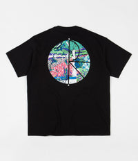 Polar Garden Fill Logo T-Shirt - Black