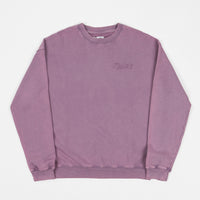 Polar Garment Dye Crewneck Sweatshirt - Purple thumbnail