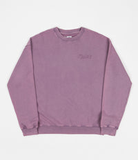 Polar Garment Dye Crewneck Sweatshirt - Purple