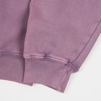 Polar Garment Dye Crewneck Sweatshirt - Purple thumbnail