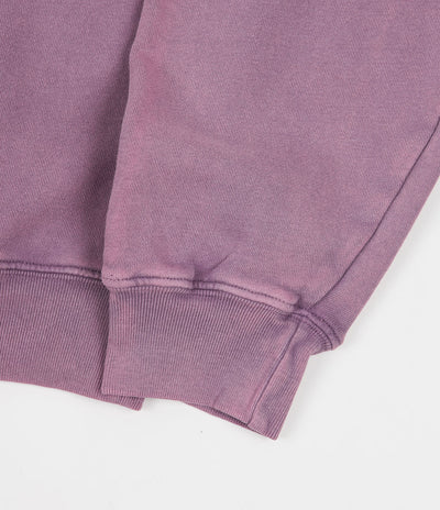 Polar Garment Dye Crewneck Sweatshirt - Purple