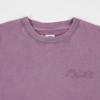 Polar Garment Dye Crewneck Sweatshirt - Purple thumbnail