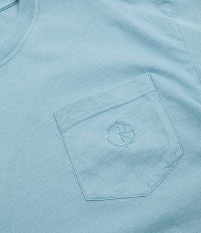 Polar Garment Dyed Long Sleeve Pocket T-Shirt - Washed Teal