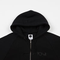 Polar Half Zip Hooded Sweatshirt - Black thumbnail