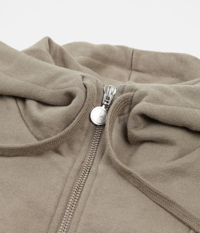 Polar Half Zip Hoodie - Warm Grey
