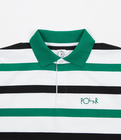 Polar Halls Rugby Shirt - White / Green / Black