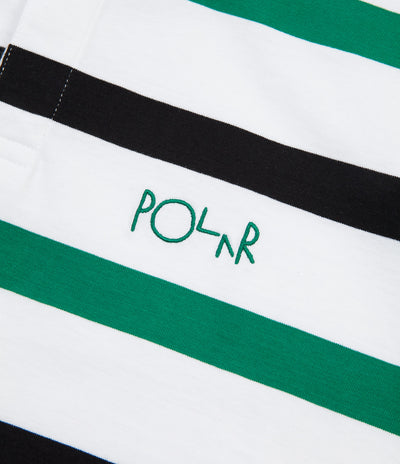 Polar Halls Rugby Shirt - White / Green / Black