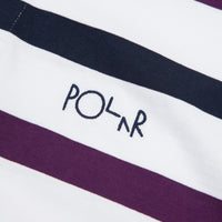 Polar Halls Rugby Shirt - White / Navy / Purple thumbnail