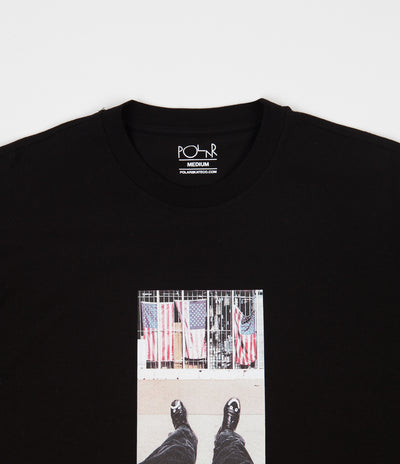 Polar Happy Sad Around The World Long Sleeve T-Shirt - Black