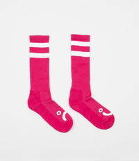 Polar Happy Sad Classic Sock - Hot Pink