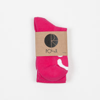 Polar Happy Sad Classic Sock - Hot Pink thumbnail