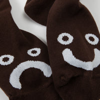 Polar Happy Sad Classic Socks - Brown thumbnail