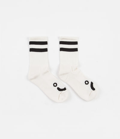 Polar Happy Sad Classic Socks - Ivory