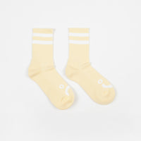 Polar Happy Sad Classic Socks - Light Yellow thumbnail