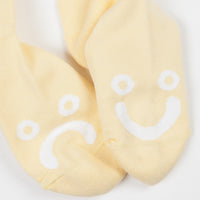 Polar Happy Sad Classic Socks - Light Yellow thumbnail