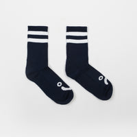 Polar Happy Sad Classic Socks - Navy thumbnail