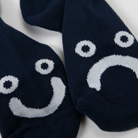 Polar Happy Sad Classic Socks - Navy thumbnail