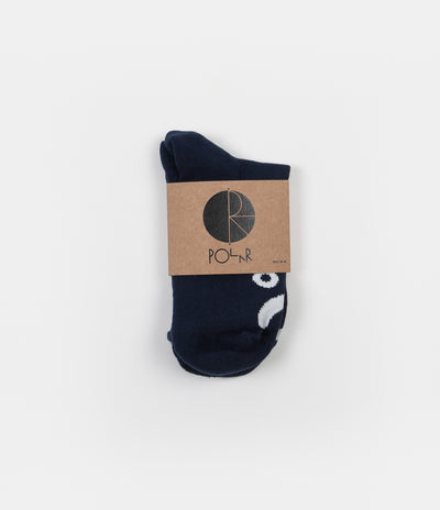 Polar Happy Sad Classic Socks - Navy