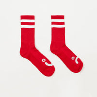 Polar Happy Sad Classic Socks - Red thumbnail