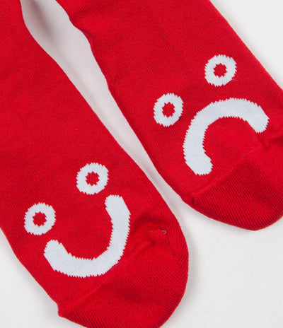Polar Happy Sad Classic Socks - Red
