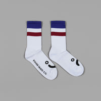 Polar Happy Sad Classic Socks - Stripes Blue thumbnail