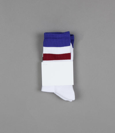 Polar Happy Sad Classic Socks - Stripes Blue