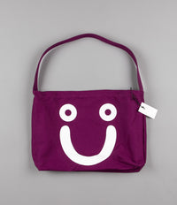 Polar Happy Sad Tote Bag - Dark Prune
