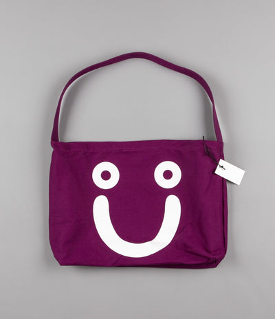 Polar Happy Sad Tote Bag - Dark Prune