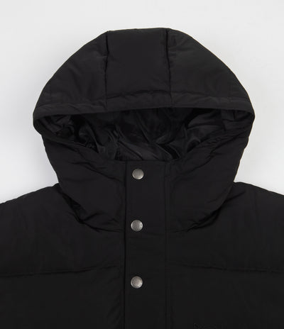 Polar Hooded Puffer Jacket - Black