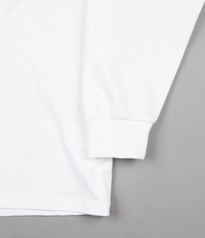 Polar Klez Fill Logo Long Sleeve T-Shirt - White