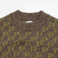 Polar Knit Crewneck Sweatshirt - Army Green thumbnail