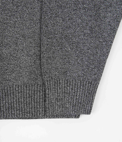 Polar Knit Sweatshirt - Black