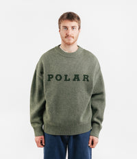Polar Knit Sweatshirt - Green
