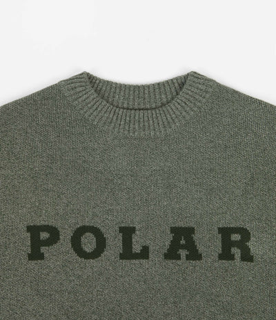 Polar Knit Sweatshirt - Green