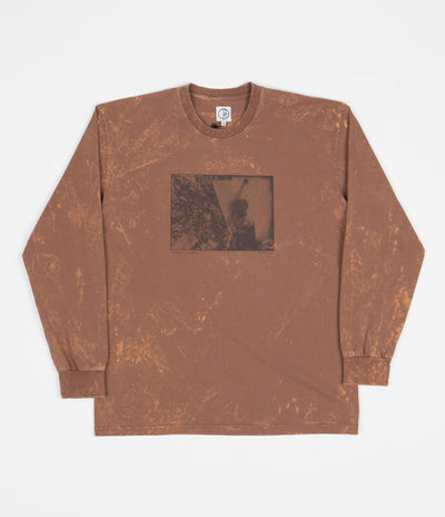 Polar Leaves And Window Long Sleeve T-Shirt - Rust