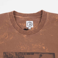 Polar Leaves And Window Long Sleeve T-Shirt - Rust thumbnail
