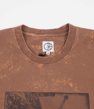 Polar Leaves And Window Long Sleeve T-Shirt - Rust