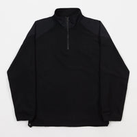 Polar Lightweight Fleece 1/4 Zip Jacket - Black thumbnail
