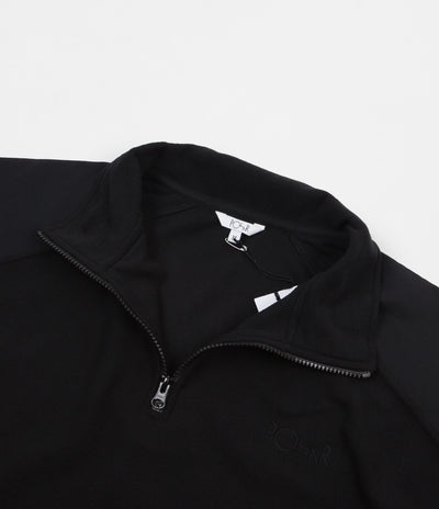 Polar Lightweight Fleece 1/4 Zip Jacket - Black