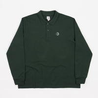 Polar Long Sleeve Polo Shirt - Dark Green thumbnail