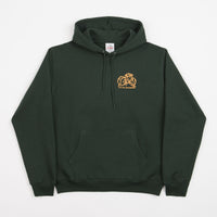 Polar Lunch Doodle Hoodie in Dark Green thumbnail