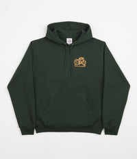 Polar Lunch Doodle Hoodie in Dark Green