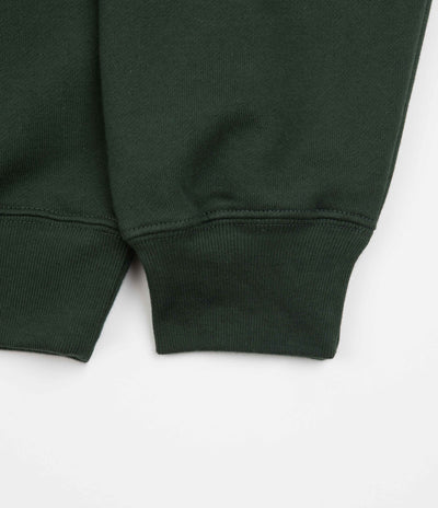 Polar Lunch Doodle Hoodie in Dark Green