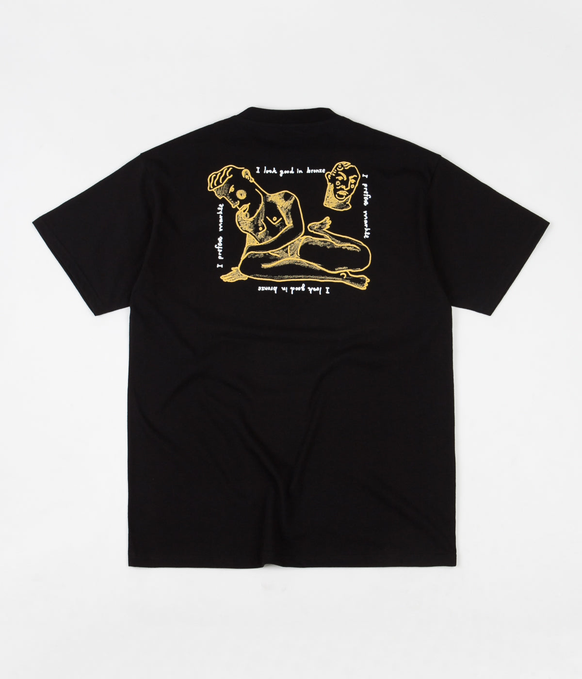 Polar Marble T-Shirt - Black | Flatspot
