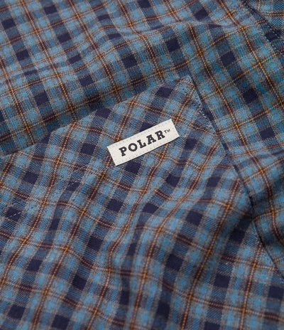 Polar Mitchell Flannel Shirt - Blue Brown