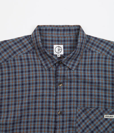 Polar Mitchell Flannel Shirt - Blue Brown