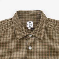 Polar Mitchell Flannel Shirt - Green Brown thumbnail