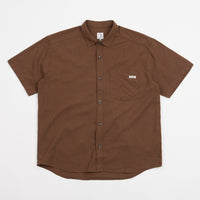 Polar Mitchell Poplin Shirt - Brown thumbnail